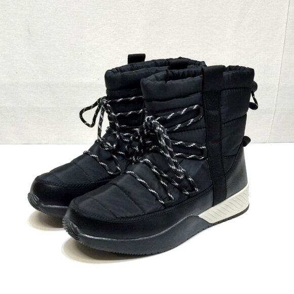 Time And Tru Winter Puff Booties -5°F Temp Rated Skid Resistant Women Size 8 NWT - Picture 2 of 10